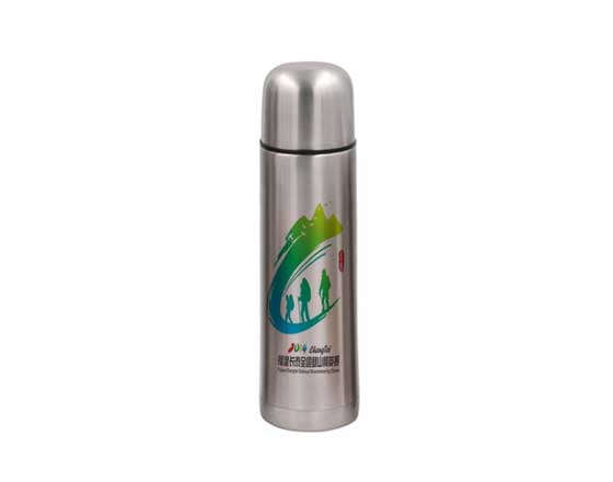 350/500ml Sublimation Flask Thermos Bottle With Black Lid 