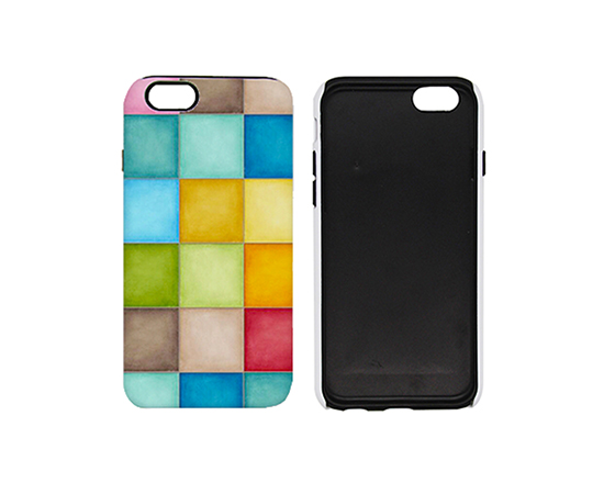 Sublimation 3D 2 in 1 Phone case for iPhone6