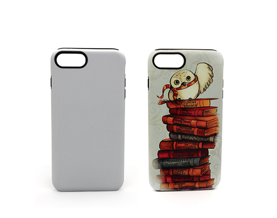 Sublimation 3D 2 in 1 Phone case for iPhone7 Plus