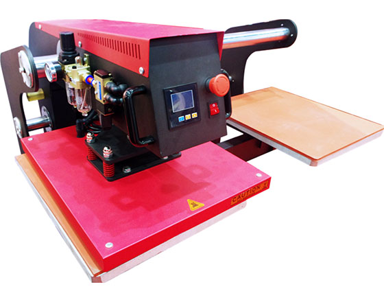 LCD Double Station Pneumatic Heat Press