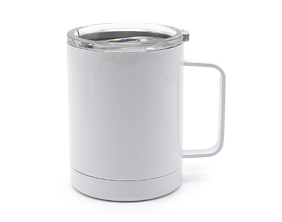 10oz/350ml Stainless Steel Yeti Thermos Cups with Handle & Lid 
