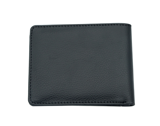 Sublimation PU Leather Men's Wallets With One Side Printing