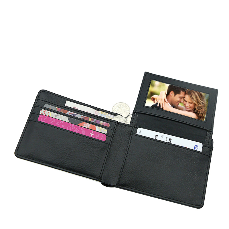 Sublimation Leather Men's Wallets With Card Holder                           