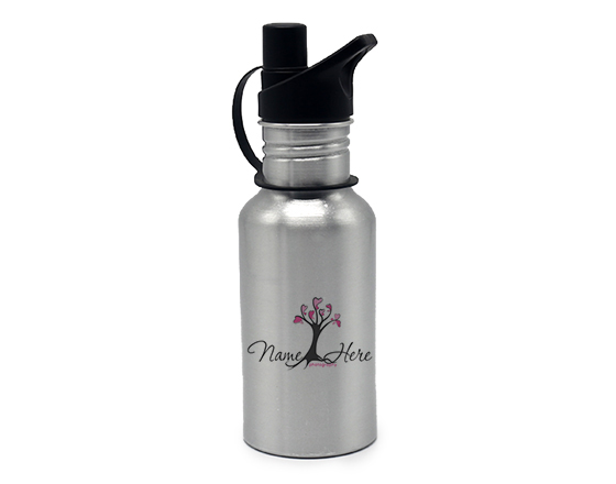 400ml Sublimation Aluminum Sports Water Bottle (White)