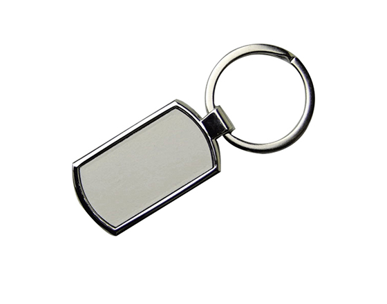 Sublimation Rectangle Metal Keyring