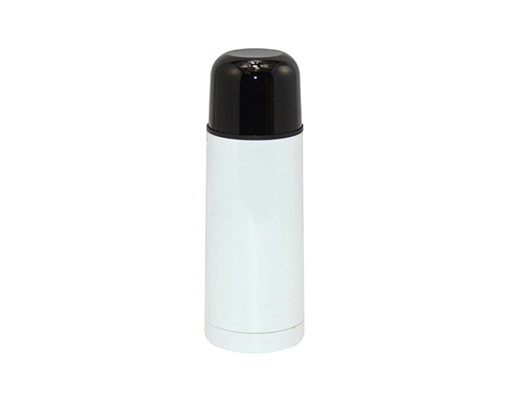 350/500ml Sublimation Stainless Steel Vacuum Blottle With Black Lid 