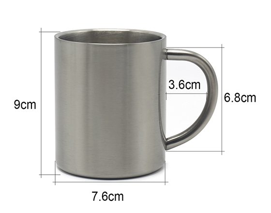 300ml Sublimation Double Walled Stainess Steel Mug