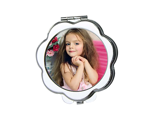 Sublimation Metal Flower Shape Mirror