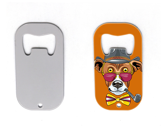 Sublimation Stainless Steel Dog Tag Bottle Opener