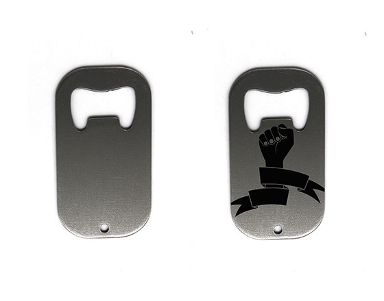 Sublimation Stainless Steel Dog Tag Bottle Opener