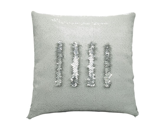 Sublimation Square Flip Magic Sequin Pillow Cover （Sliver）