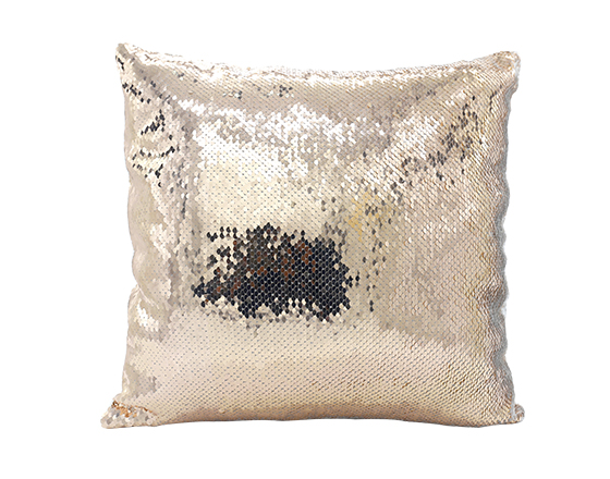 Sublimation Square Flip Magic Sequin Pillow Cover (Champagne)