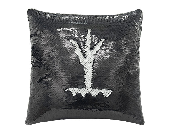 Sublimation Square Flip Magic Sequin Pillow Cover （Black）