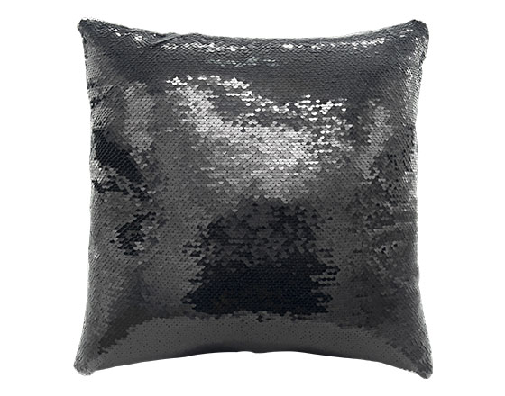 small sequin pillow