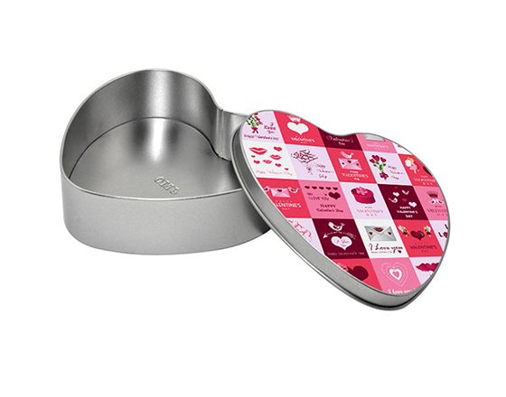 Sublimation Metal Heart Shape Candy Box 