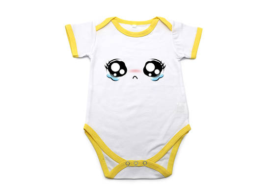 Summer OEM Custom Logo Sublimation Blank Infant Baby Romper Climb Clothes