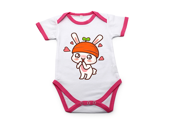 Summer OEM Custom Logo Sublimation Blank Infant Baby Romper Climb Clothes