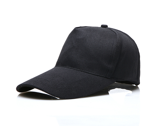 DIY Personalized Printable Cap Sublimation Cotton Hat with Iron Buckle(Black)