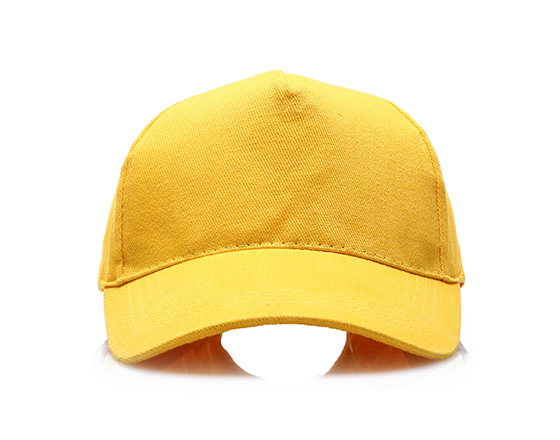 DIY Personalized Printable Cap Sublimation Cotton Hat with Iron Buckle(Yellow)