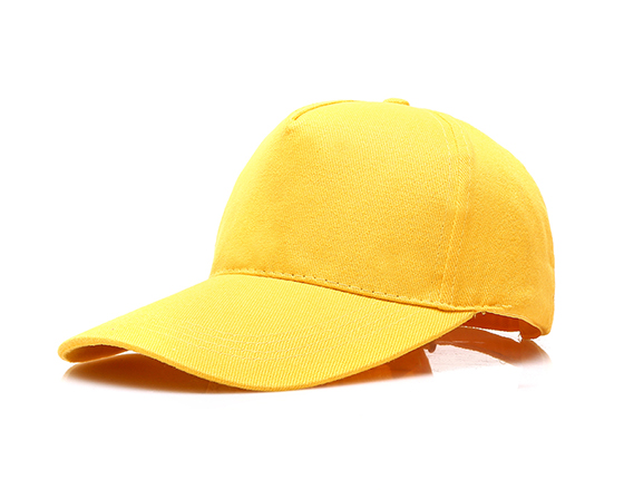 DIY Personalized Printable Cap Sublimation Cotton Hat with Iron Buckle(Yellow)