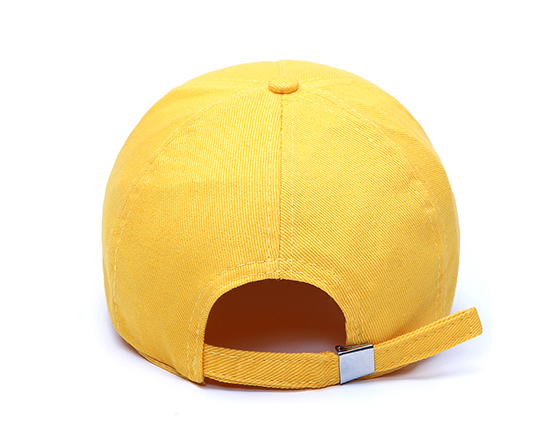 DIY Personalized Printable Cap Sublimation Cotton Hat with Iron Buckle(Yellow)