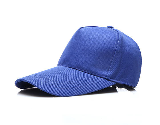 DIY Personalized Printable Cap Sublimation Cotton Hat with Iron Buckle(Blue)