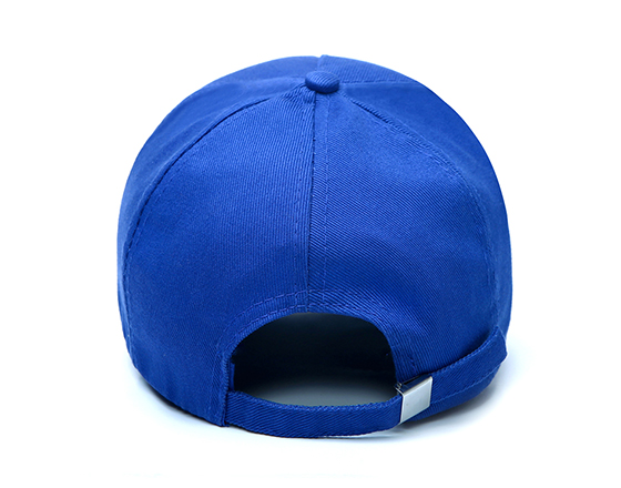 DIY Personalized Printable Cap Sublimation Cotton Hat with Iron Buckle(Blue)