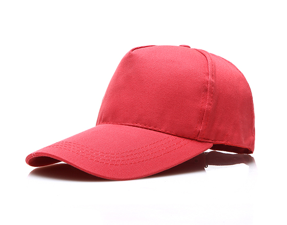 DIY Personalized Printable Cap Sublimation Cotton Hat with Iron Buckle(Red)