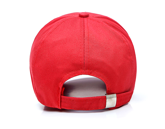 DIY Personalized Printable Cap Sublimation Cotton Hat with Iron Buckle(Red)
