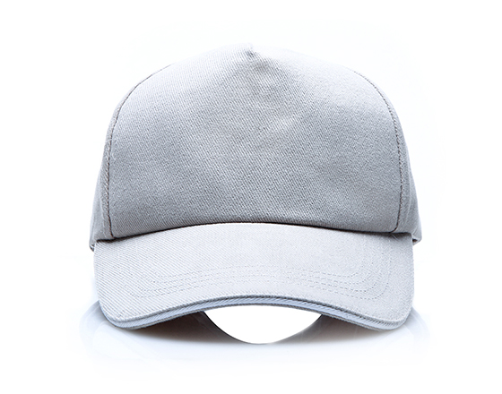 DIY Personalized Printable 100% Cotton Cap Sublimation Hat (Gray)