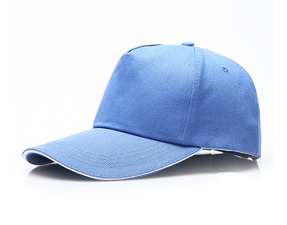 DIY Personalized Printable 100% Cotton Cap Sublimation Hat (Light Blue)