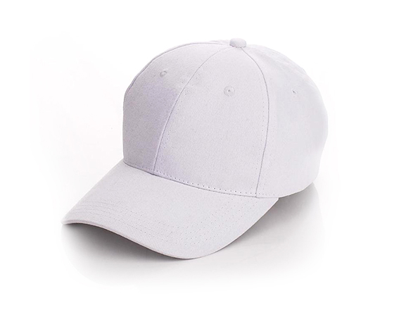 Customized Design Sublimation 5 Panel Pure Color Cap Hat(White)