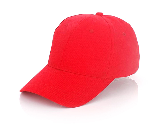 Customized Design Sublimation 5 Panel Pure Color Cap Hat(Red)