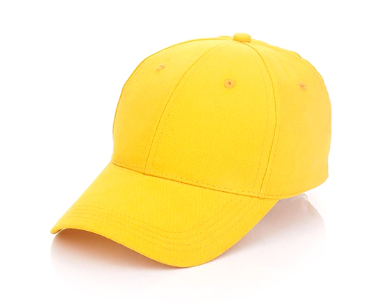 Customized Design Sublimation 5 Panel Pure Color Cap Hat(Yellow)