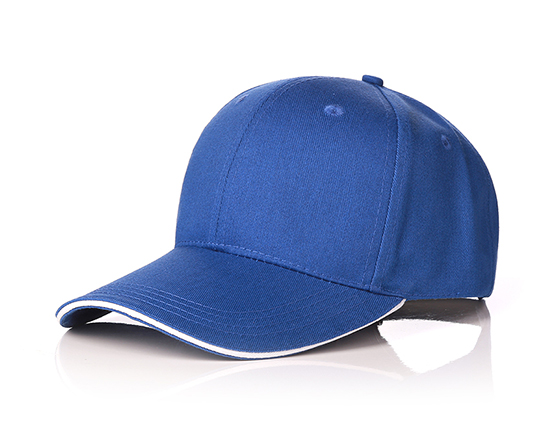 Customized Design Sublimation Color Edge Cap Baseball Hat(Dark Blue)
