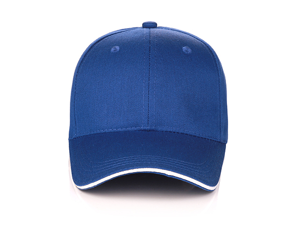 Customized Design Sublimation Color Edge Cap Baseball Hat(Dark Blue)