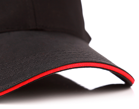 Customized Design Sublimation Color Edge Edge Cap Baseball Hat(Navy Blue)