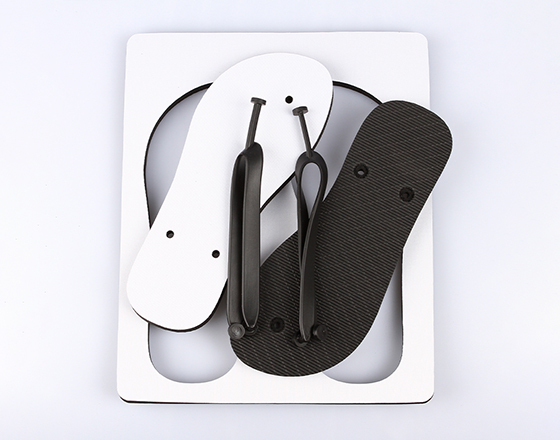 Customized Blank Sublimation Beach Sandals Flip Flops(Gray)