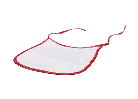 Custom Design Printable Sublimation Friendly Polyester Baby Blank Bibs(Red) 