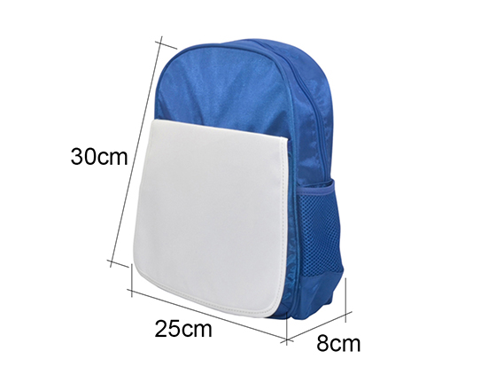 DIY Personalized Custom Bagpack Sublimation Blank Kids School Bag(Red)