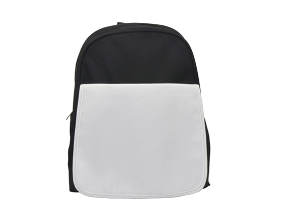 DIY Personalized Custom Bagpack Sublimation Blank Kids School Bag(Black)