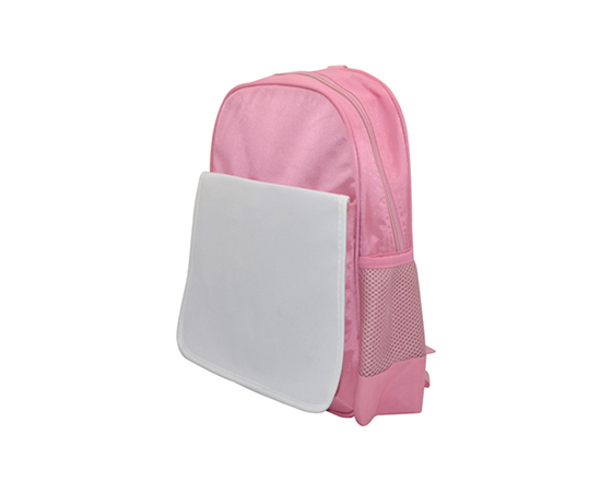 DIY Personalized Custom Bagpack Sublimation Blank Kids School Bag(Pink)