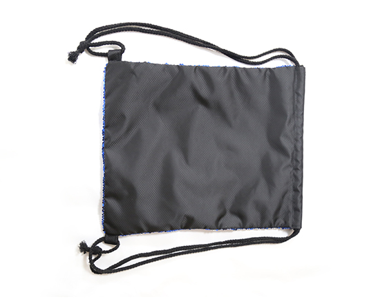 Sublimation Printable Blank Sequin Drawstring Backpack(Blue)