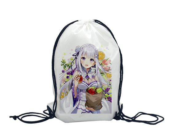 Sublimation Printable Blank Polyster Oxford Drawstring Bag